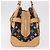LOUIS VUITTON Borsa Claudia Monogram Multicolor Nera M40194 Auth 186255SAV Nero - vista 4