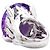 Anillo Dior, "Miss Dior", blanco, amatista, diamantes - vista 4