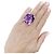 Anillo Dior, "Miss Dior", blanco, amatista, diamantes - vista 5