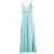 Autre Marque Maxi-Slip-Kleid aus Satin in Mintgrün Forte Forte