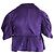 Bow Top peplum de seda roxa com laço da coleção primavera 2007 da Prada Roxo - vista 4