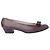 Décolleté in pelle Salvatore Ferragamo Marrone