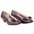 Décolleté in pelle Salvatore Ferragamo Marrone - vista 2