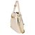 Borsa bucket medium C'est in pelle di vitello beige con logo CD in rilievo Christian Dior - vista 3