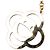 Louis Vuitton Bijou Sac Cosmic Blossom Portachiavi D'oro Porpora - vista 4