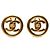 Timeless Orecchini a clip rotondi Vintage Chanel Coco Mark D'oro