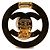 Timeless Orecchini a clip rotondi Vintage Chanel Coco Mark D'oro - vista 3