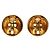 Orecchini a clip rotondi Chanel Coco Mark placcati oro D'oro - vista 2