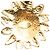 Collana con pendente a catena con motivo leone Chanel Coco Mark D'oro - vista 3