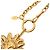 Collana con pendente a catena con motivo leone Chanel Coco Mark D'oro - vista 4