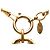 Collana con pendente a placca e catena Chanel 31 Rue Cambon D'oro - vista 3