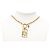 Collana con pendente a placca e catena Chanel 31 Rue Cambon D'oro - vista 5