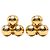 Orecchini clip vintage Chanel Coco Mark Ball Motif D'oro