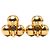 Orecchini clip vintage Chanel Coco Mark Ball Motif D'oro - vista 2
