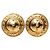 Orecchini a clip placcati oro Chanel D'oro
