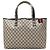 Borsa Tote Gucci GG Supreme Sherry Line Marrone Beige