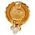 Orecchini a clip Chanel Vintage Blu D'oro - vista 4