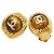 Orecchini a clip Chanel Vintage Coco Mark D'oro