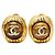 Orecchini a clip Chanel Vintage Coco Mark D'oro - vista 2