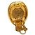 Orecchini a clip Chanel Vintage Coco Mark D'oro - vista 4