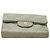 Timeless Chanel Coco Mark Tri-fold Wallet aus grauem Caviar-Leder Braun - Ansicht 3