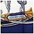 Hermès Sciarpa in seta Hermes Carre 90 MARINE ET CAVALERIE Blu - vista 4