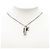 Louis Vuitton Monogram Eclipse Collier Charms Chain Pendant Necklace Nero Argento - vista 10