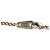Louis Vuitton Monogram Eclipse Collier Charms Chain Pendant Necklace Nero Argento - vista 6