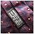 Chanel Silk Jacquard Diamond Pattern Tie Red Dark blue - view 4