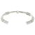 Bracciale rigido Bottega Veneta in argento - vista 2