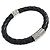 Bracciale in pelle Intrecciato da uomo Bottega Veneta - vista 5