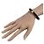 Bracciale in pelle Intrecciato da uomo Bottega Veneta - vista 9