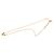 Collana con pendente Louis Vuitton Essential V Chain D'oro - vista 3