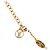 Collana con pendente Louis Vuitton Essential V Chain D'oro - vista 4