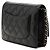 Borsa a tracolla Chanel Matelassé in pelle nera Nero - vista 2