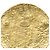 Spilla rotonda vintage Chanel Coco Mark D'oro - vista 3