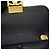 Borsa a tracolla Chanel in pelle di agnello nera Nero - vista 10