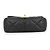 Borsa a tracolla Chanel in pelle di agnello nera Nero - vista 3