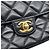 Borsa a tracolla Chanel in agnello nero - vista 11