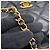 Borsa a tracolla Chanel in agnello nero - vista 13