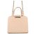 Borsa a tracolla con catena in pelle beige Chanel