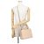 Borsa a tracolla con catena in pelle beige Chanel - vista 5