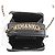 Borsa a tracolla Chanel in pelle di vitello martellata nera Nero - vista 6
