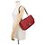 Borsa a tracolla Chanel in agnello rosso - vista 4