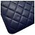 Borsa a tracolla con catena Chanel in pelle blu navy - vista 9