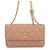 Pochette per telefono con catena Chanel Matelassé Coco Mark in agnello AP3047 Beige