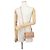Pochette per telefono con catena Chanel Matelassé Coco Mark in agnello AP3047 Beige - vista 4