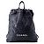 Zaino Chanel in pelle di vitello martellata blu navy
