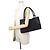 Borsa tote Gucci nera in tela GG e pelle Nero - vista 4
