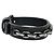 Bracciale charm in pelle e argento 925 da uomo Bottega Veneta Nero - vista 2